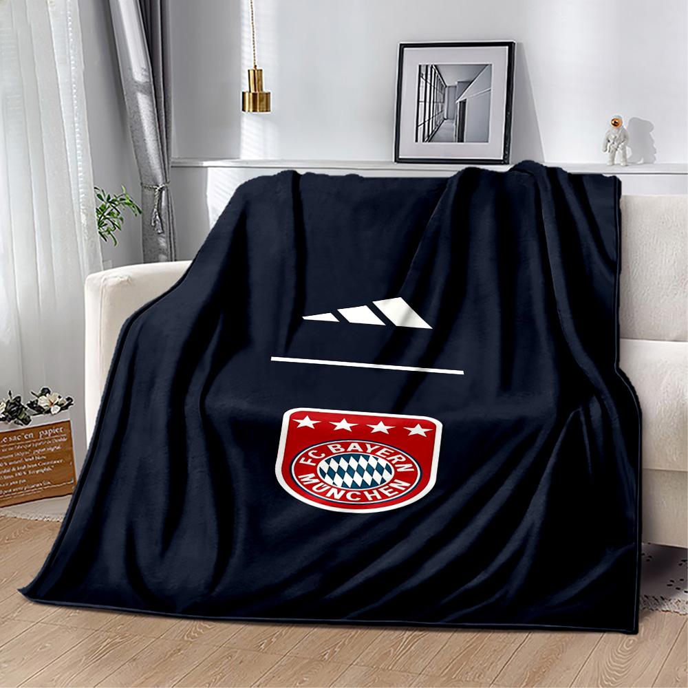 FC Bayern München Decke Weich Warm Gemütlich Großartig für Meeresufer Büro Bett für Alle Anlässe Verspieltes Design Bestes Urlaubsgeschenk für Freunde Familie