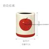 Apple Trash Can Household Storage Bucket Cream Style Fruit Pattern High Appearance Level Large Capacity Trash Can