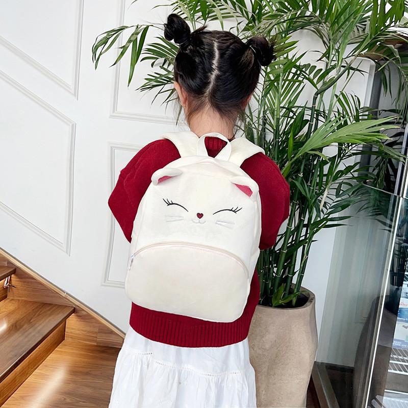 Plush Kids Backpack For Preschool With Breathable Material And Expandable Storage Ideal For Boys And Girls