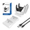 Suporte de carregamento de controle duplo para estação de carregamento de controle de Playstation 5 PS5 com adaptador CA de carregamento rápido 5V 2A