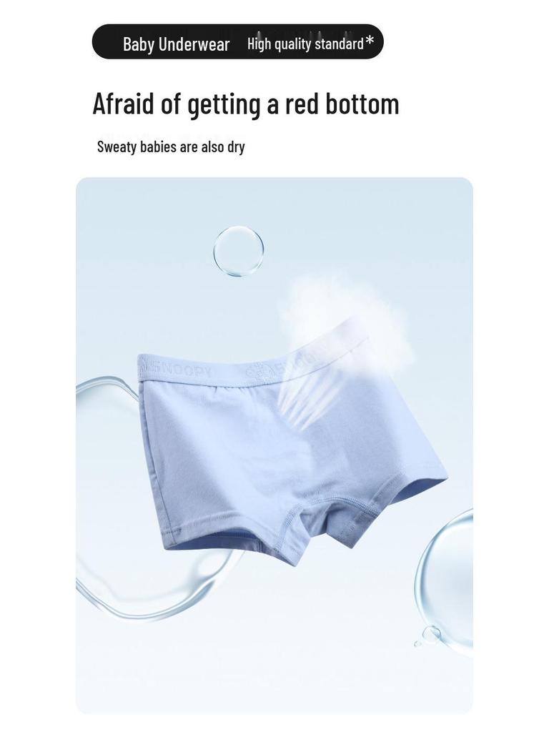 Snoopy Boys' Cotton Boxer Briefs - A-Class Shorts for Little to Large Boys