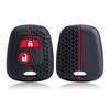 Remote Key Cover Case Silicone Skin FOR Citroen C1 C2 C3 C4 Xsara Picasso Key Cap Peugeot 107 206 207 306 307 407 Toyota Aygo