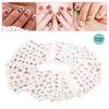 50 Sheets Mixed Flower Butterfly Cartoon Nail Art Water Transfer Sticker Nail DIY Decals (BLE)