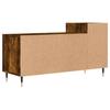 Vidaxl TV Cabinet, Smoked Oak, 100X35X55 Cm
