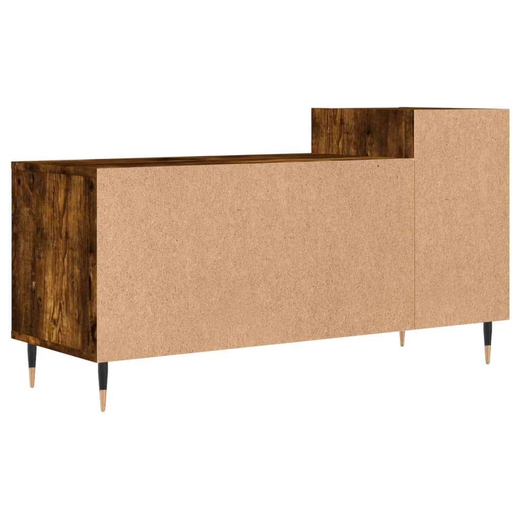 Vidaxl TV Cabinet, Smoked Oak, 100X35X55 Cm