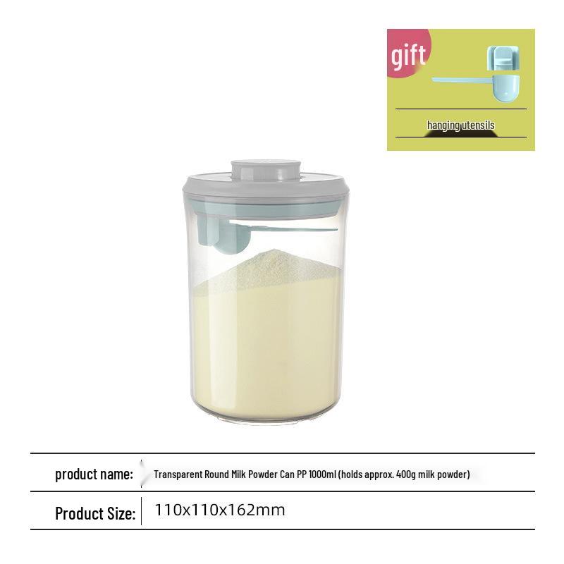 Contenant de stockage portable Ankou pour lait en poudre et céréales pour bébé - Étanche à l'humidité, hermétique, pour portionner en déplacement