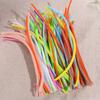 100pcs Educational Toys Anvil Wire Craft Pipe Toys Plush Wired Twist Sticks  Handcraft