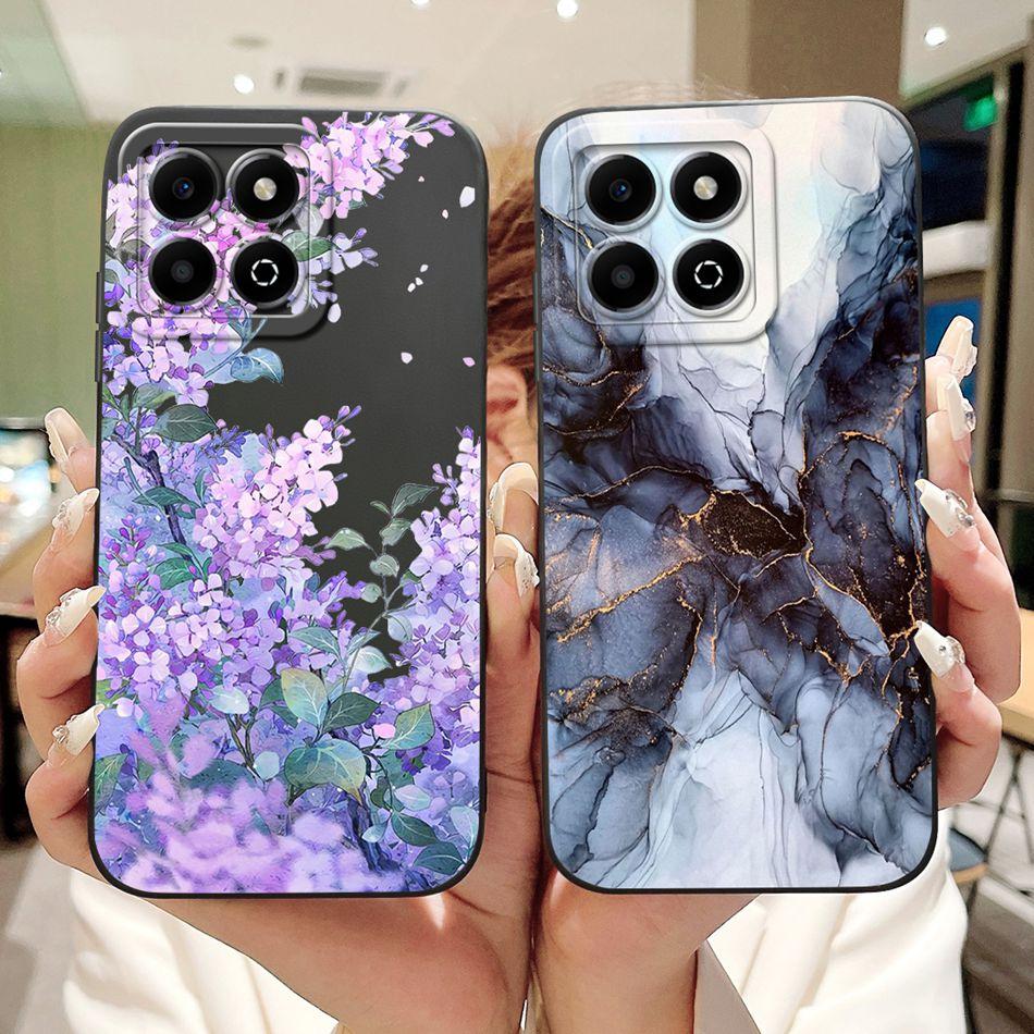 For Honor X6b Fashion Moon Pattern Phone Case For HonorX6b X 6B 4G JDY-LX1 JDY-LX2 Soft Silicone Shockproof Cases