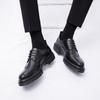 Breathable Brock Leather Shoes Dress Business Sense Inner Height Increase Casual Suit Height Increase Wedding Groom Shoes