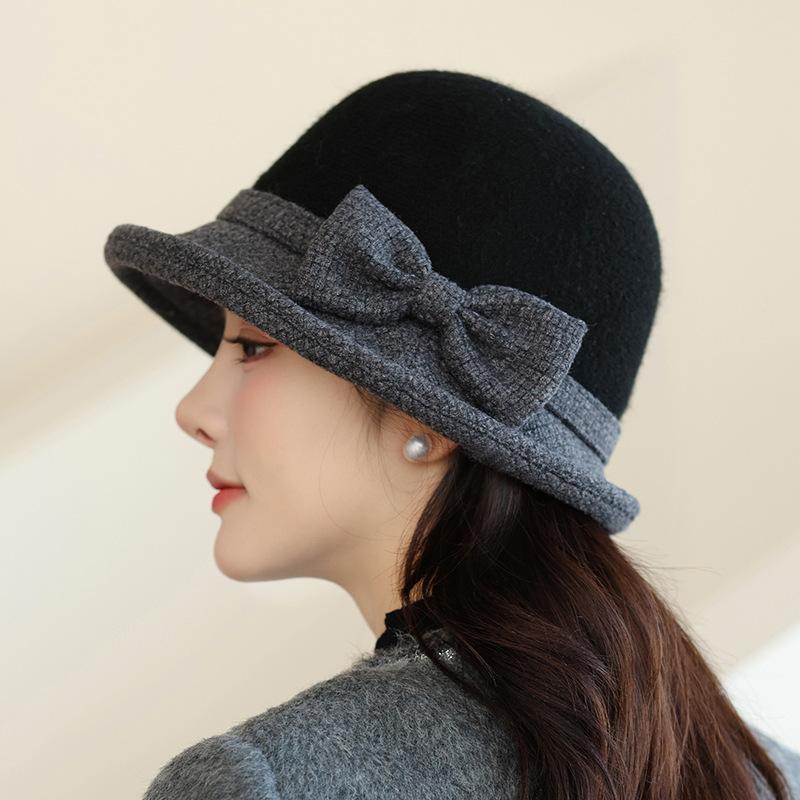 Mother Hat Women's New Autumn and Winter Bucket Hat Winter Models In The Elderly Old Lady Warm Hat Winter Hat for Women, Ladies Winter Hats