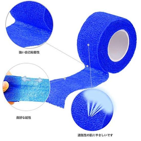 Elastisch dick 6 Rollen Selbstklebeband, Verband, dehnbar, Typ,