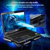 TISHRIC Laptop Cooler Stand 4 Cooling Fans Notebook Cooler Laptop Cooling Pad 2 USB Ports Notebook Stand Radiator For 13-17Inch