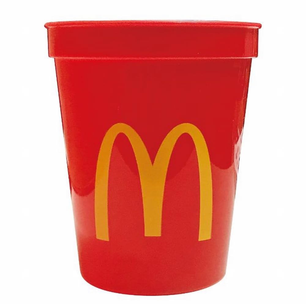 

Пластиковый стакан Гамбургер Американские товары Американские товары Американские товары Макдональдс (Красно-желтый)