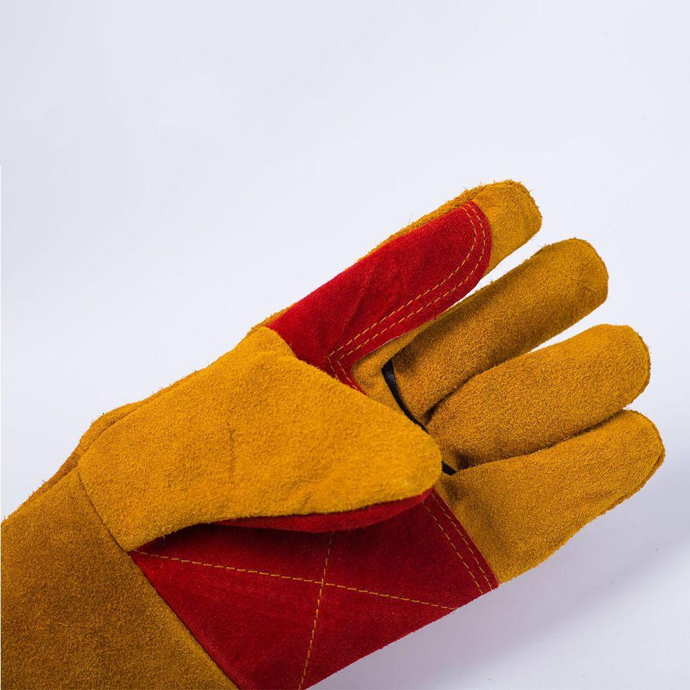 35/45/60cm Outdoor Welding Gloves Flexible Long Sleeves Barbecue Gloves Farms