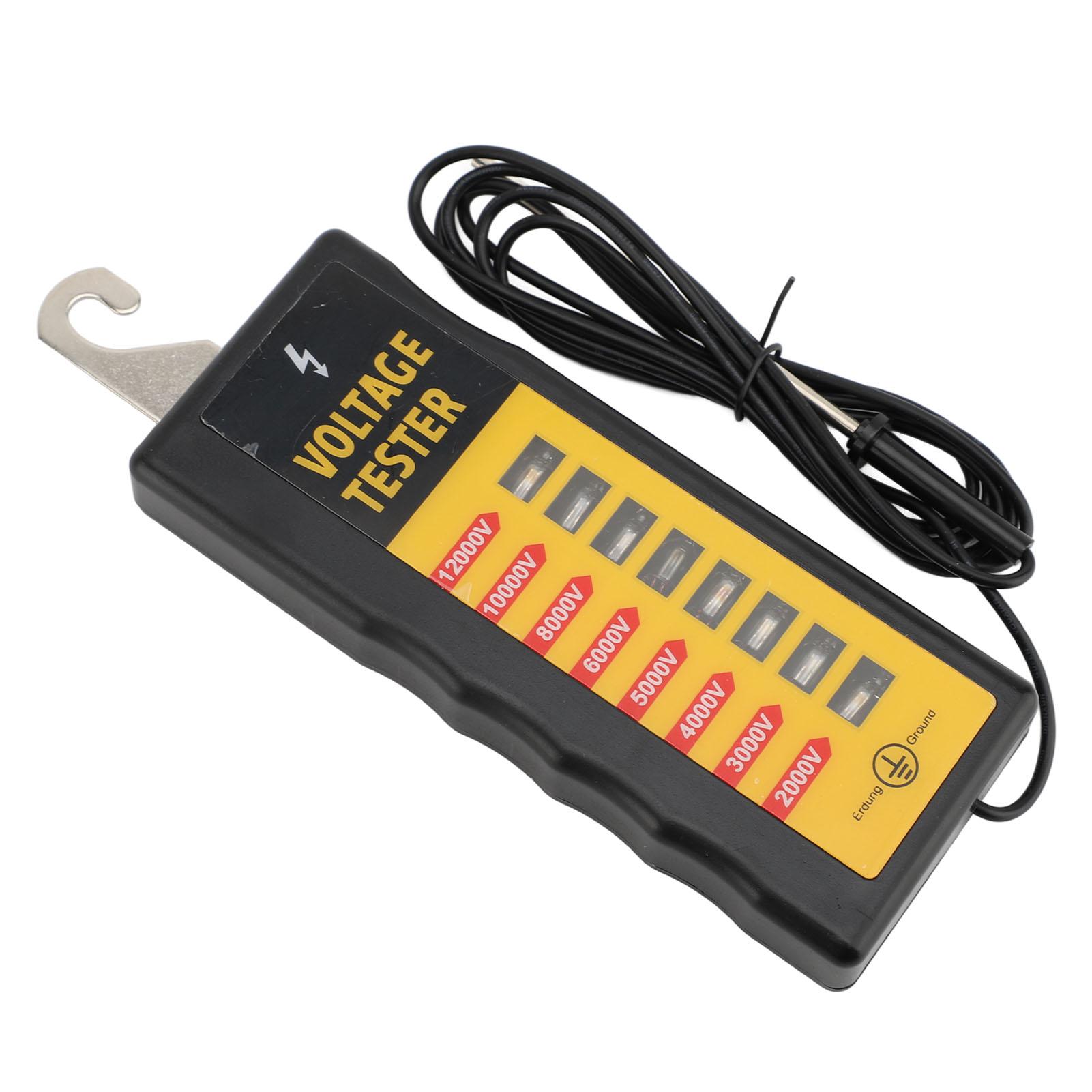 

Electric Fence Voltage Tester with 8 Indicator Lights Portable Fence Fault Finder for Farm and Ranch