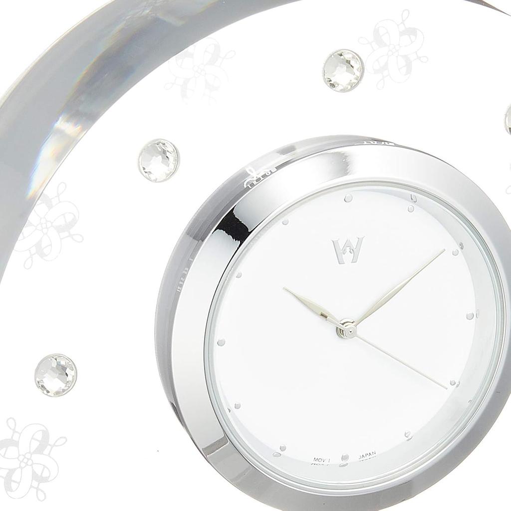 [Offizielle Hochzeitsverpackung von Wedgwood] Psyche Klare Uhr, Tischuhr, Innendekoration, Hochzeitsgeschenk, Hochzeitsgeschenk, Geschenk für das Brautpaar, aB1