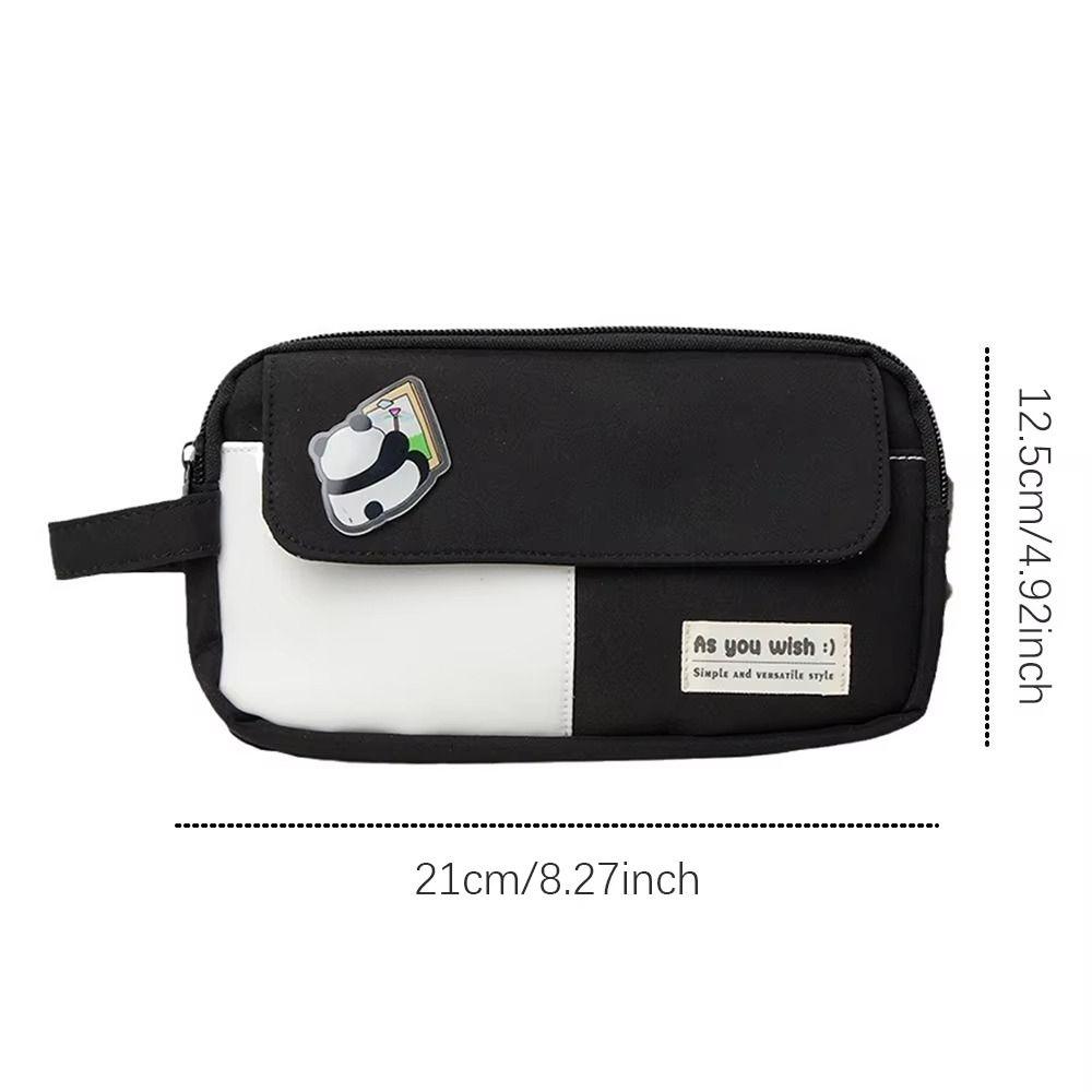 Large Capacity Pencil Case 3 Layer Pen Bag Simplicity Fashion Portable Pen Pouch  Students