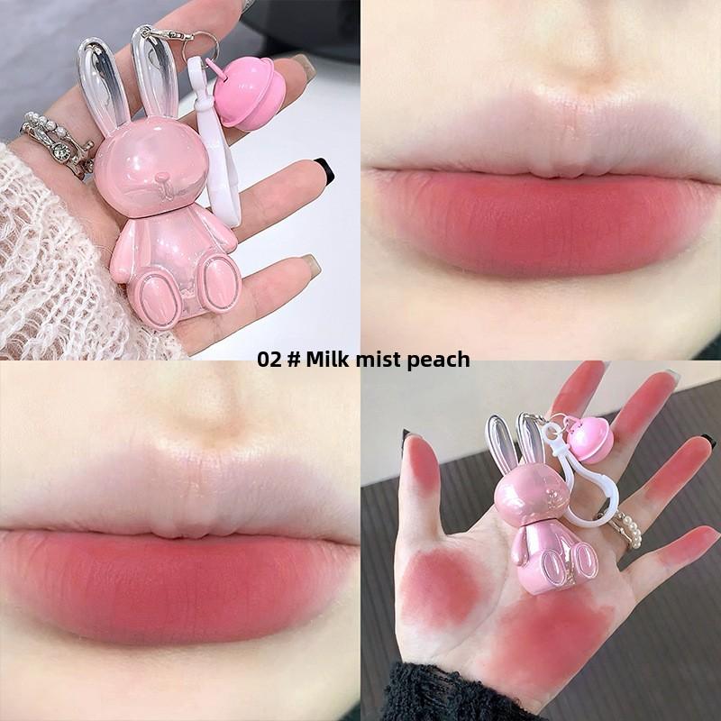 

Pink Rabbit Velvet Mist Lip Cream Шелковистая гладкая помада для губ 6 элегантных оттенков Стойкая увлажняющая помада 02