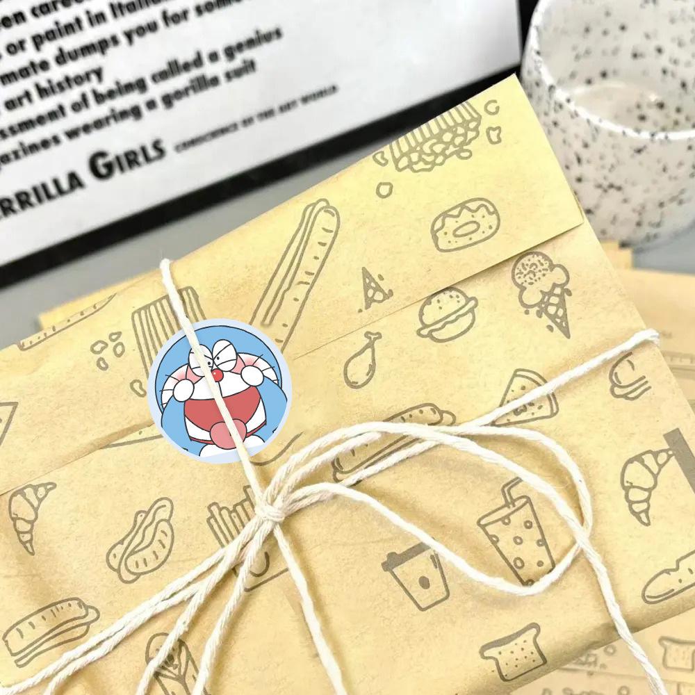 500Pcs/Roll Anime Cartoon Doraemon Stickers Laptop Guitar Skateboard Diy Decoration Cute Book Phone Case Kawai Kids Sticker Toys