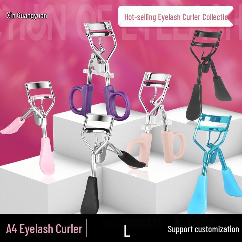 Duckbill Handle Wide-Angle Eyelash Curler - Portable Color Curling Tool