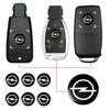 2pcs 5pcs 10pcs 3D 14mm foropel car key fob case Badge button Badge logo straight folding remote Keychain Replacement Sticker