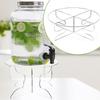 Clear Drink Dispenser Holder for Containers Outdoor Parties and Kitchens