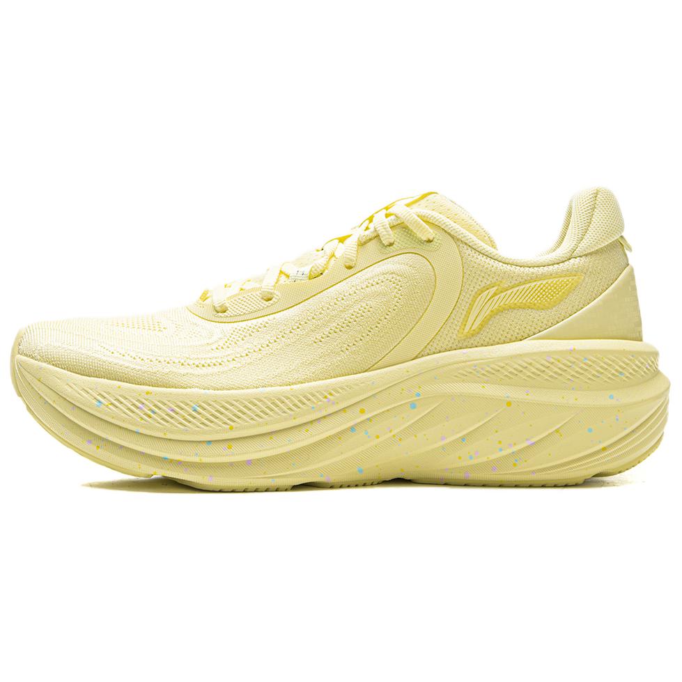 New LINING Graceful V2 Running Shoes Women's Low top Light Oily Yellow ARSV098-7
