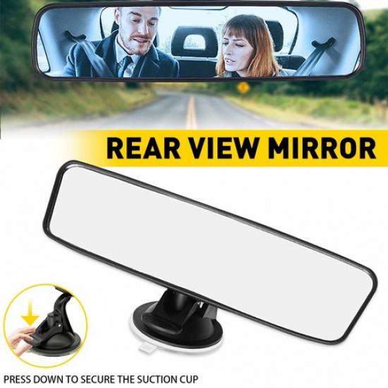 Car Truck Interior Rear View Mirror Suction Wide Cup Mirror Universal Adjustable