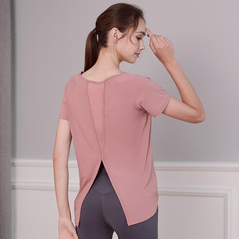 Yoga Clothes, Tops, Women's Loose Fitness Clothes, Quick-drying Clothes, Breathable and Thin Sports Long-sleeved Blouses, Running Thin Fitness Clothes