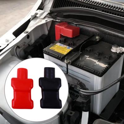 2 stuks auto-accuhoezen Duurzame flexibele zachte isolatie accustapel hoofdbeschermingshoezen voor auto's