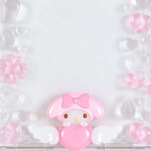 Sanrio Trading Card Holder (Enjoy Idol) My Melody Approximately Width 7.4 x Depth 0.8 x Height 10.5cm Storage size: within 9.2 x 6.6cm 689262