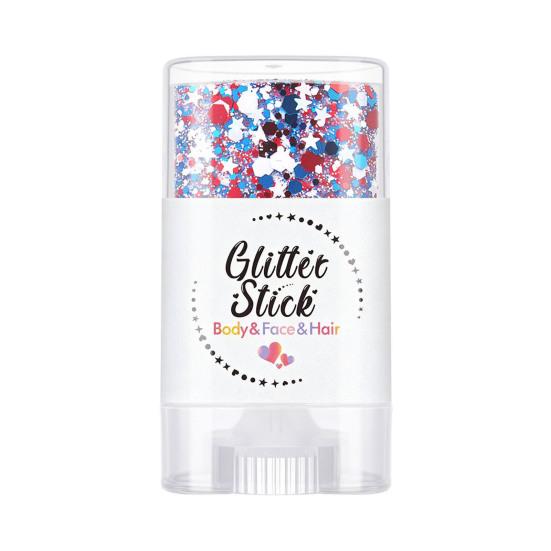 Independence Day Body Patriotic USA Glitter Stick Face Hair Flag Glitter Accessories Sparkling