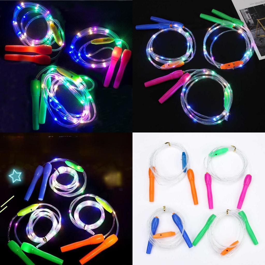 Leuchtendes Springseil für Fitness und Gewichtsverlust mit fluoreszierendem Licht für Erwachsene und Kinder