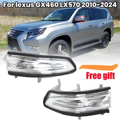 Rearview Mirror Turn Signal Lights For Lexus GX460 LX570 2010-2024 With Waterproof Cotton Side Mirror Lights Car Accessories