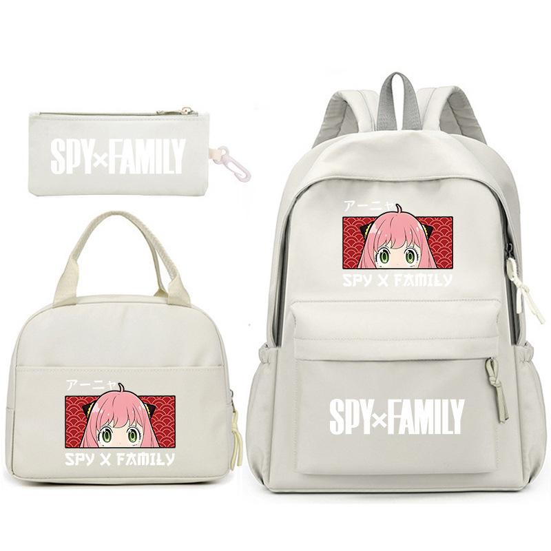 School Season Spy Playhouse Printed Backpack Pencil Bag Shoulder Bag Leisure Primary And Secondary School Students Schoolbag