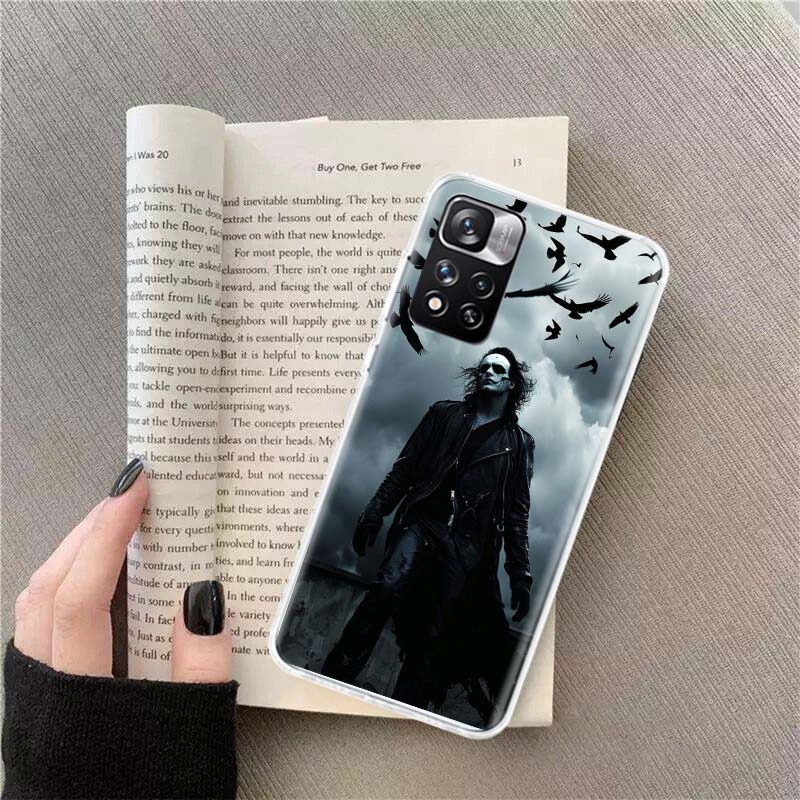 Film THE C-CROW Handyhülle Für Redmi Note 13 12 Pro Plus 14 15 Pro 5G 11 11T 11E 11S 10 Pro 10S 9 9S Hülle Handy Klar TPU Capa