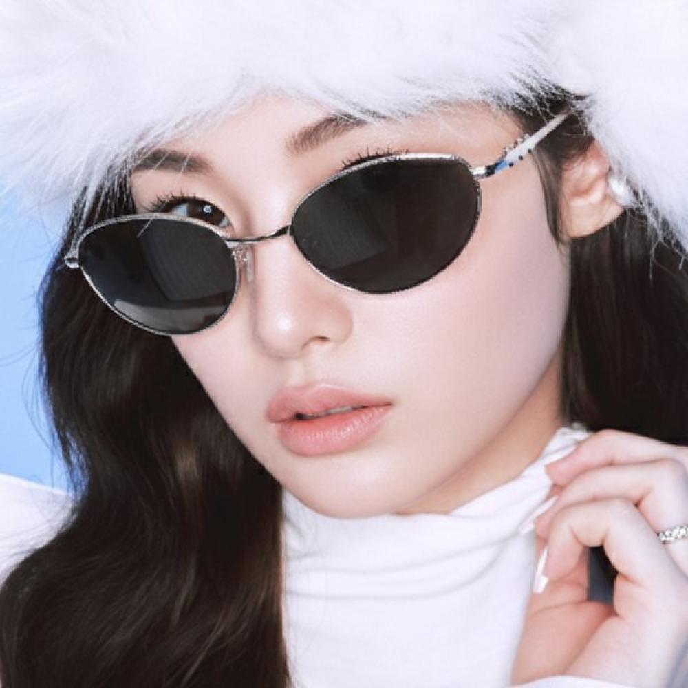 RECLOW Stainless Epoca Sunglasses Silver Black