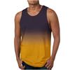 Débardeurs d'été à imprimé 3D dégradé pour hommes, streetwear décontracté, débardeur sans manches oversize, musculation, gilet de gym pour hommes, vêtements pour hommes