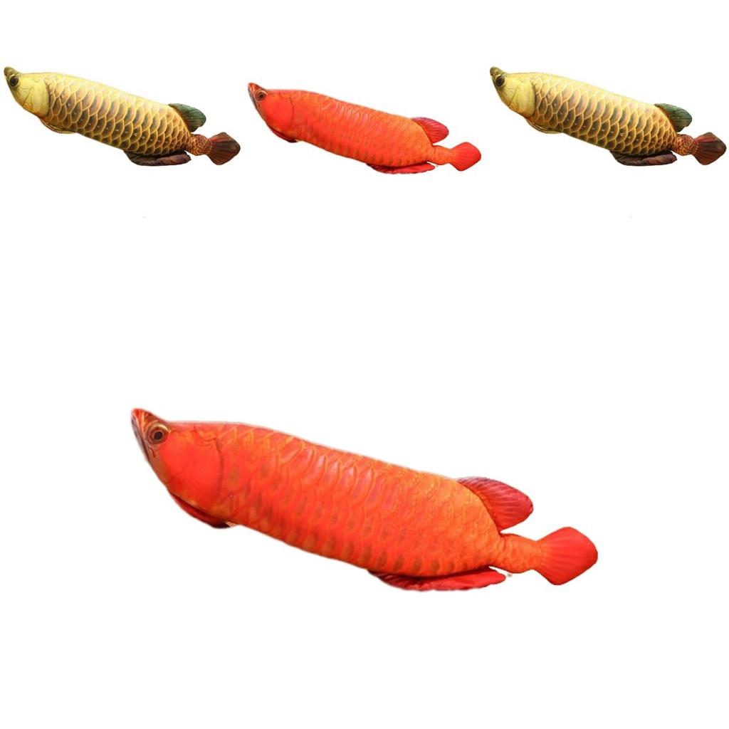 Realistic Golden Dragonfish Pillow Carp Catfish Loach Carp Plush Toy Soft And Comfortable Sofa Cushion