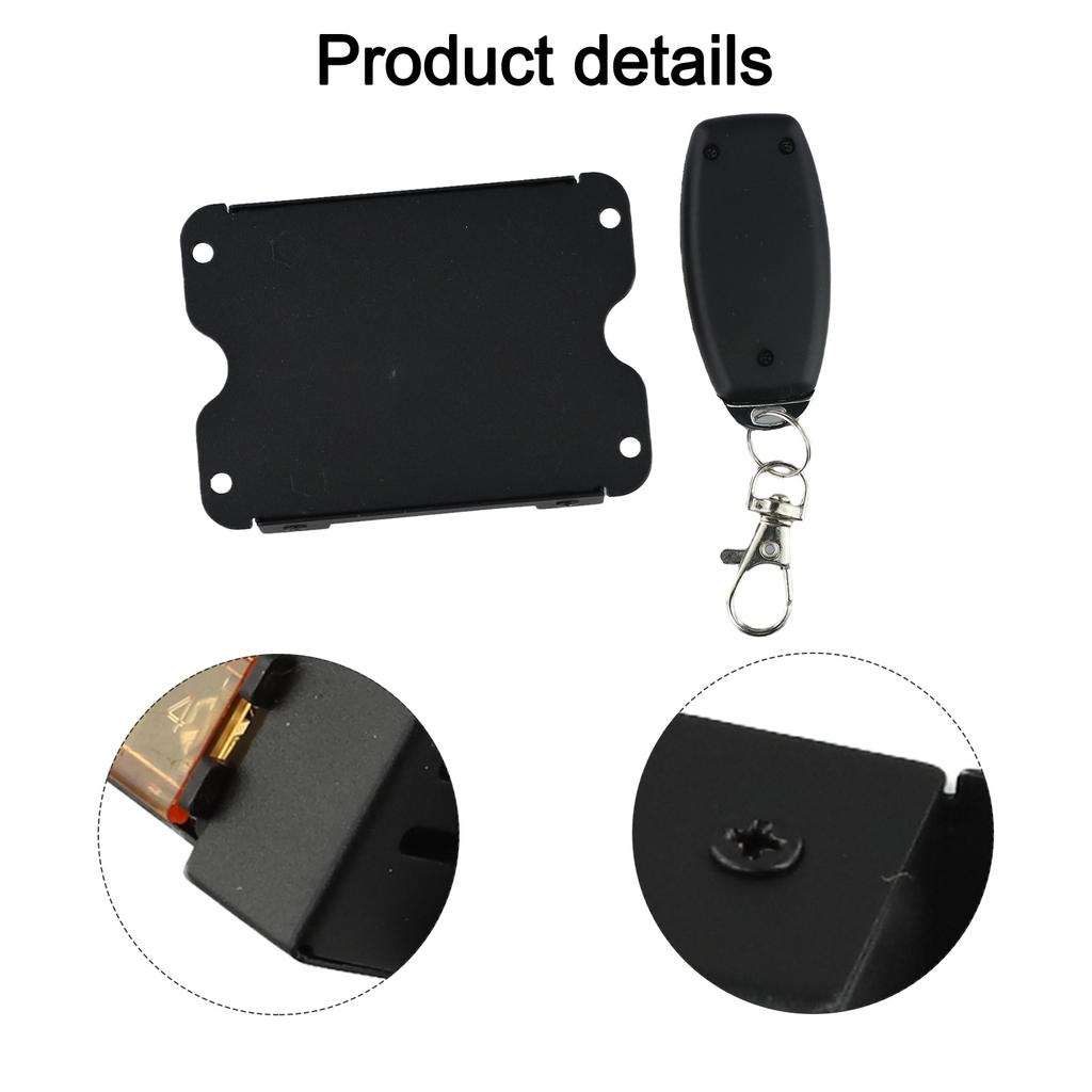 DC 12V 24V LED Dimmer with RF Wireless Remote Control Full Range Brightness Adjustment for Light Strips and More