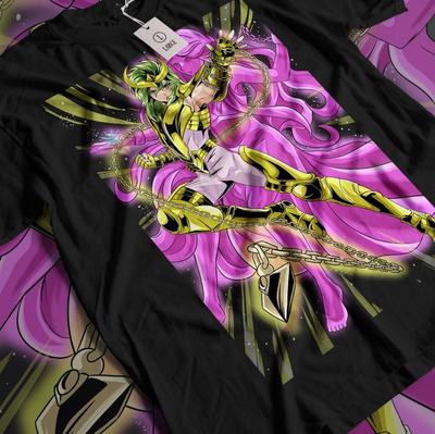 Andromeda Shun T-Shirt Saint Seiya,Ikki,Sie  nna,Nero,Cosmo  ,Anime Shirt All Size
