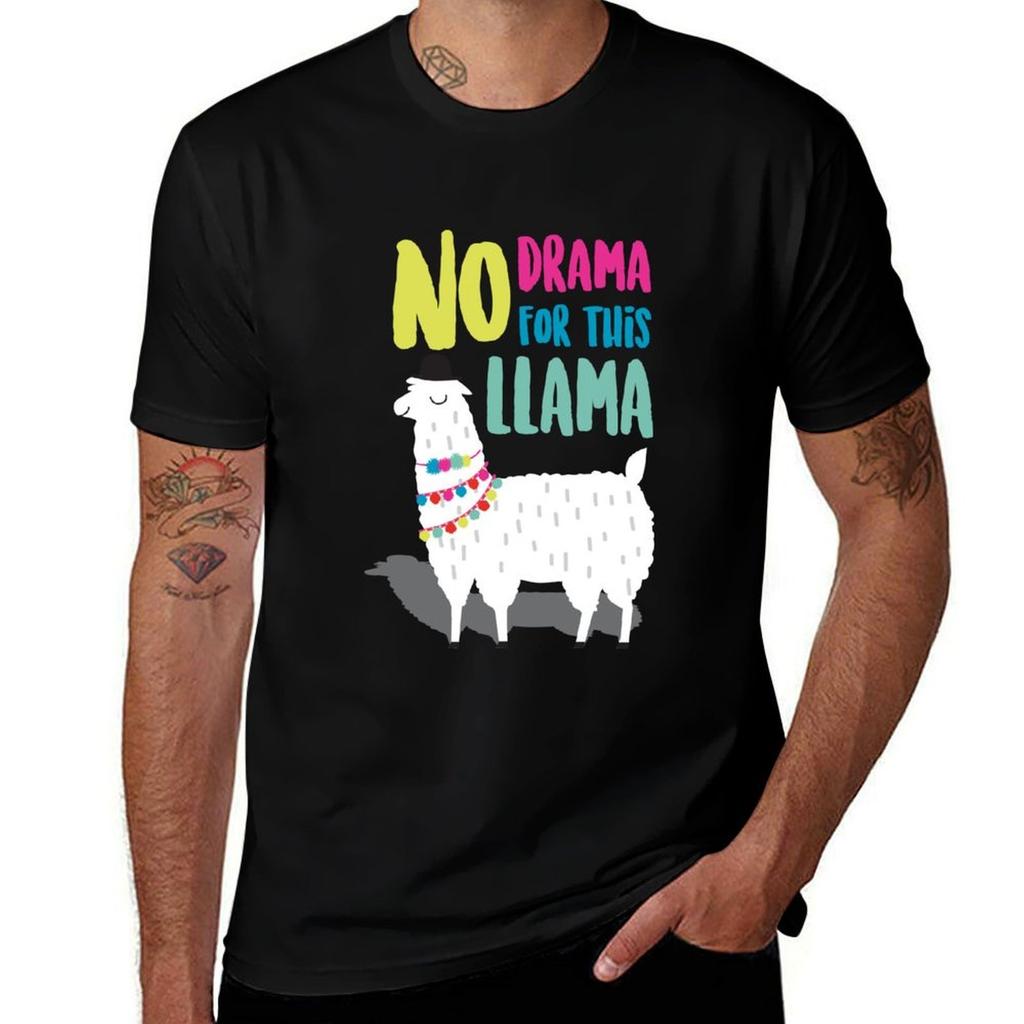 No Drama For This Llama Tshirt Durable Work Wear Tshirt