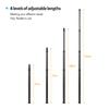 Carbon Fiber Selfie Stick Adjustable Extension Pole with 1 4 Inch Screw Replacement for One X  One X2  One R Panoramic