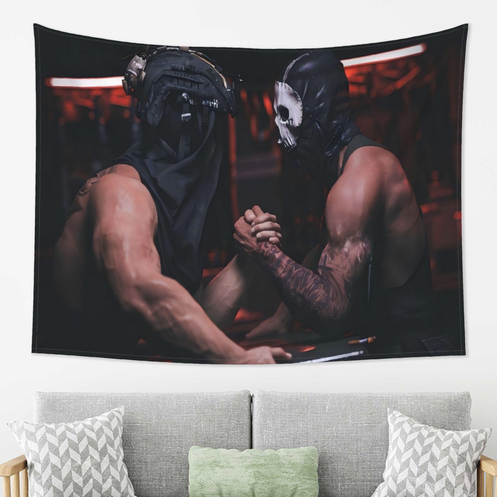 

A Cool Tapestry Featuring König And Ghost Perfect for Holiday Or Birthday Gifts share 74x94cm(29x37in)