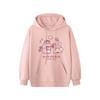 Kawaii E-girl Pig Animation Print Hoodie 200s Winter Pink Vintage Oversized Padded Blouse Y2k Sweet Fashion Casual Sweatshirt