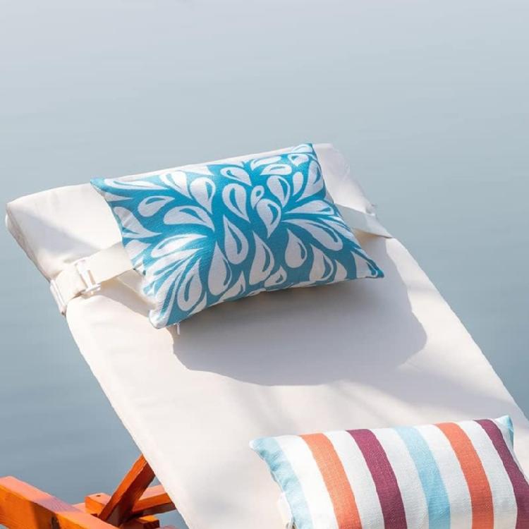 Decorative Patios Pillow Elastics Band Water proof Outdoor Cushions For Poolsides Chair Backrest Support Lumbar Support