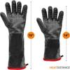 Oil Resistant Heat Resistant Gloves Waterproof Oven Mitts Easy to Clean BBQ Gloves  Kitchen