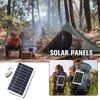 5V Solarpanel 2W USB-Ladegerät Tragbares flexibles Kit Leichtgewicht Mini-System für Handys Auto Camping Wandern Power Banks IP65