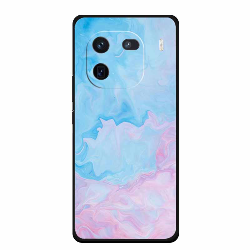 For Vivo iQOO 12 Case Marble Painted Soft Silicone TPU Cover Phone Cases For Vivo iQOO 12 Pro 5G V2307A V2329A Colorful New Etui