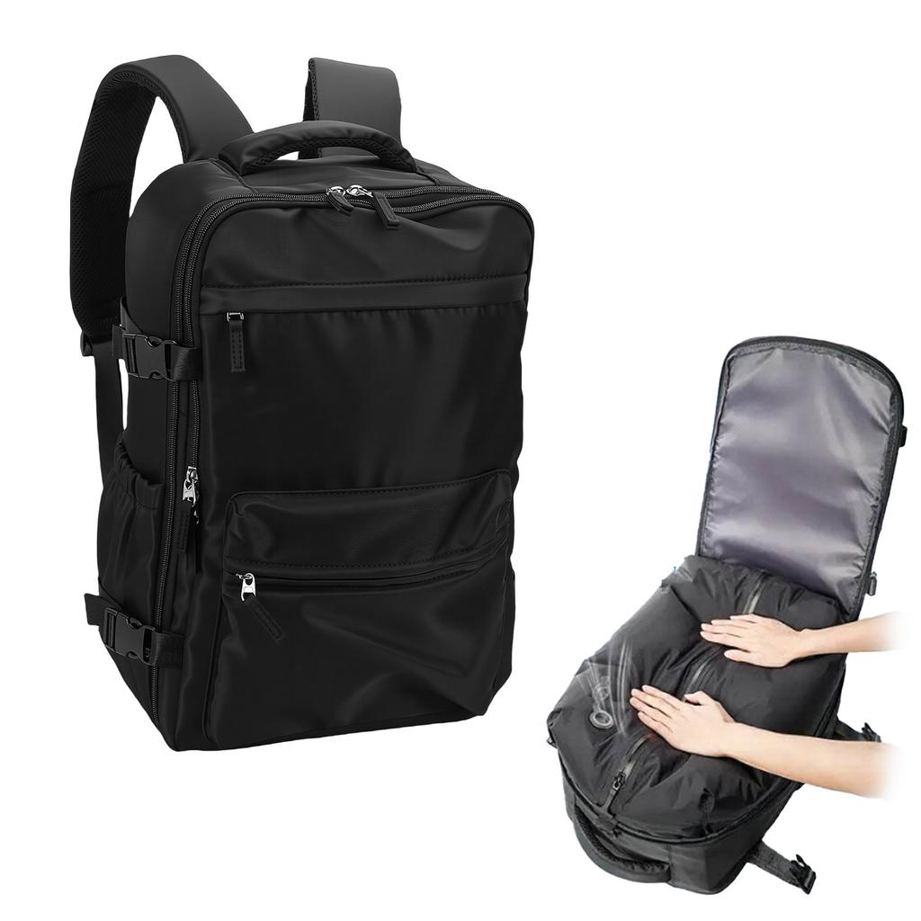 Vacuum Backpack 40L Large Capacity   Vacuum Travel Compression Backpack with Pump for Camping Hiking
